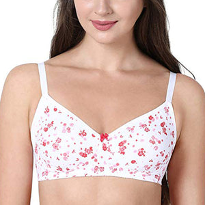 Enamor Side Support Non-Padded High Coverage Bra (Pink Dusty)- A074