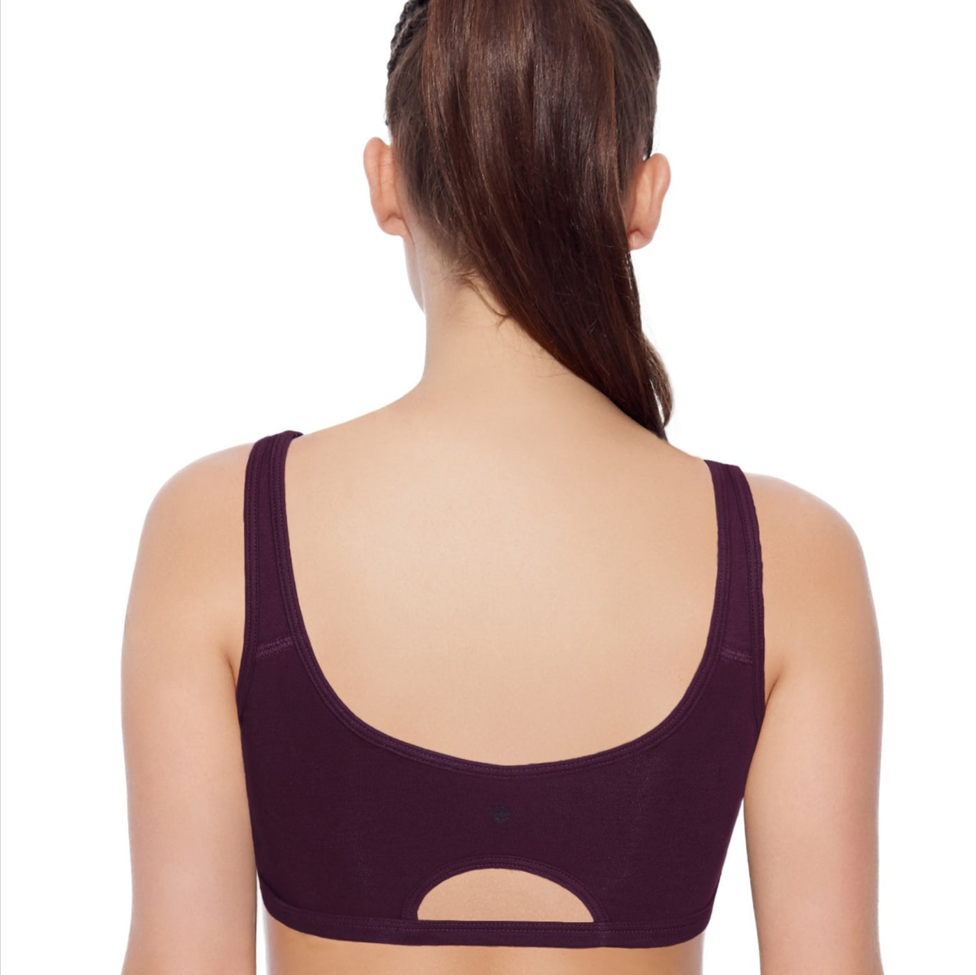 Buy Purndeep Women's Cotton Silk Non Padded Non-Wired Sports Bra