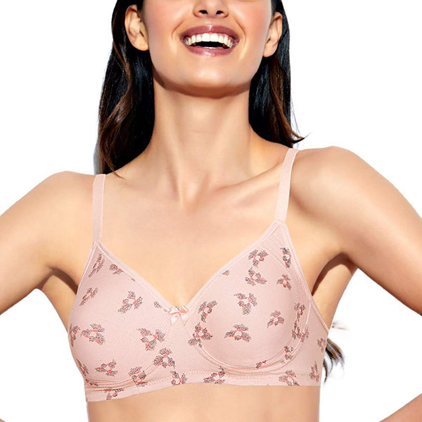 Enamor Side Support Non-Padded High Coverage Bra (Sparrow)- A074