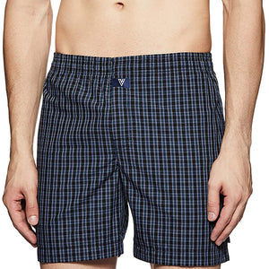 Van Heusen Checks Men Boxer Shorts (2Pcs Pack)- 10111