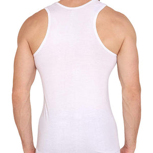 Vip Supreme Men Cotton Vest White