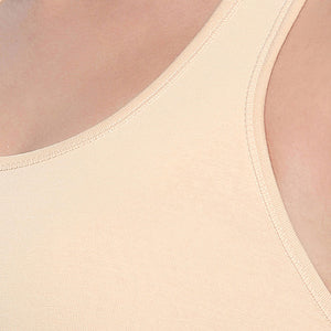Bodycare Non-Padded Racer Back Women Sports Bra (Skin) -1616