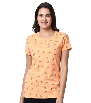 Enamor Half Sleeves T-Shirt Printed -E247 - HARSHU FASHION