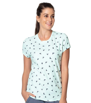 Enamor Half Sleeves T-Shirt Printed -E247 - HARSHU FASHION