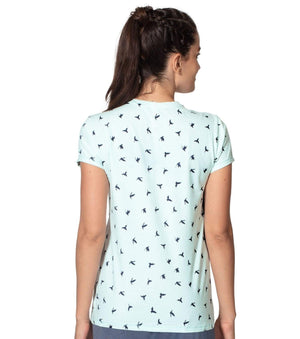 Enamor Half Sleeves T-Shirt Printed -E247 - HARSHU FASHION