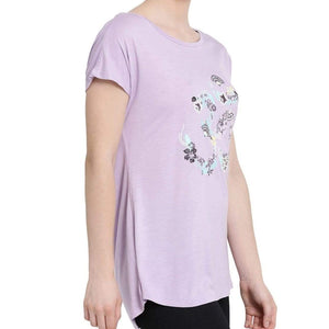 Enamor Half Sleeves Women T-Shirt Athleisure -E043 - HARSHU FASHION