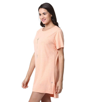 Enamor Women Cotton Long T-Shirt- EA61 - HARSHU FASHION