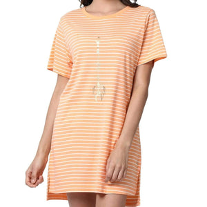 Enamor Women Cotton Long T-Shirt- EA61 - HARSHU FASHION