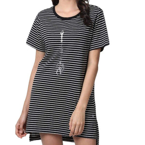 Enamor Women Cotton Long T-Shirt- EA61 - HARSHU FASHION