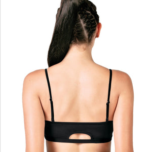 Enamor Women Basic Cotton Sports Bra 2pc pack (Black) - A022