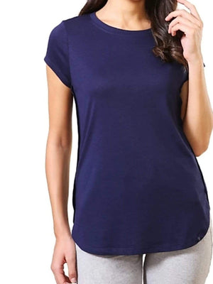 Van Heusen Women Cotton Round Neck T-Shirt- 55403 - HARSHU FASHION