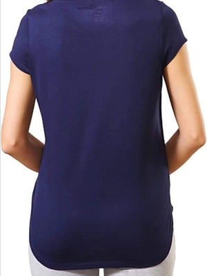 Van Heusen Women Cotton Round Neck T-Shirt- 55403 - HARSHU FASHION