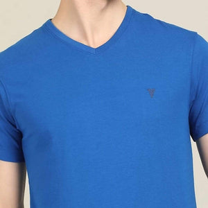 Van Heusen Men Cotton T-Shirt - 60001 - HARSHU FASHION