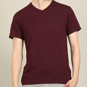 Van Heusen Men Cotton T-Shirt - 60001 - HARSHU FASHION