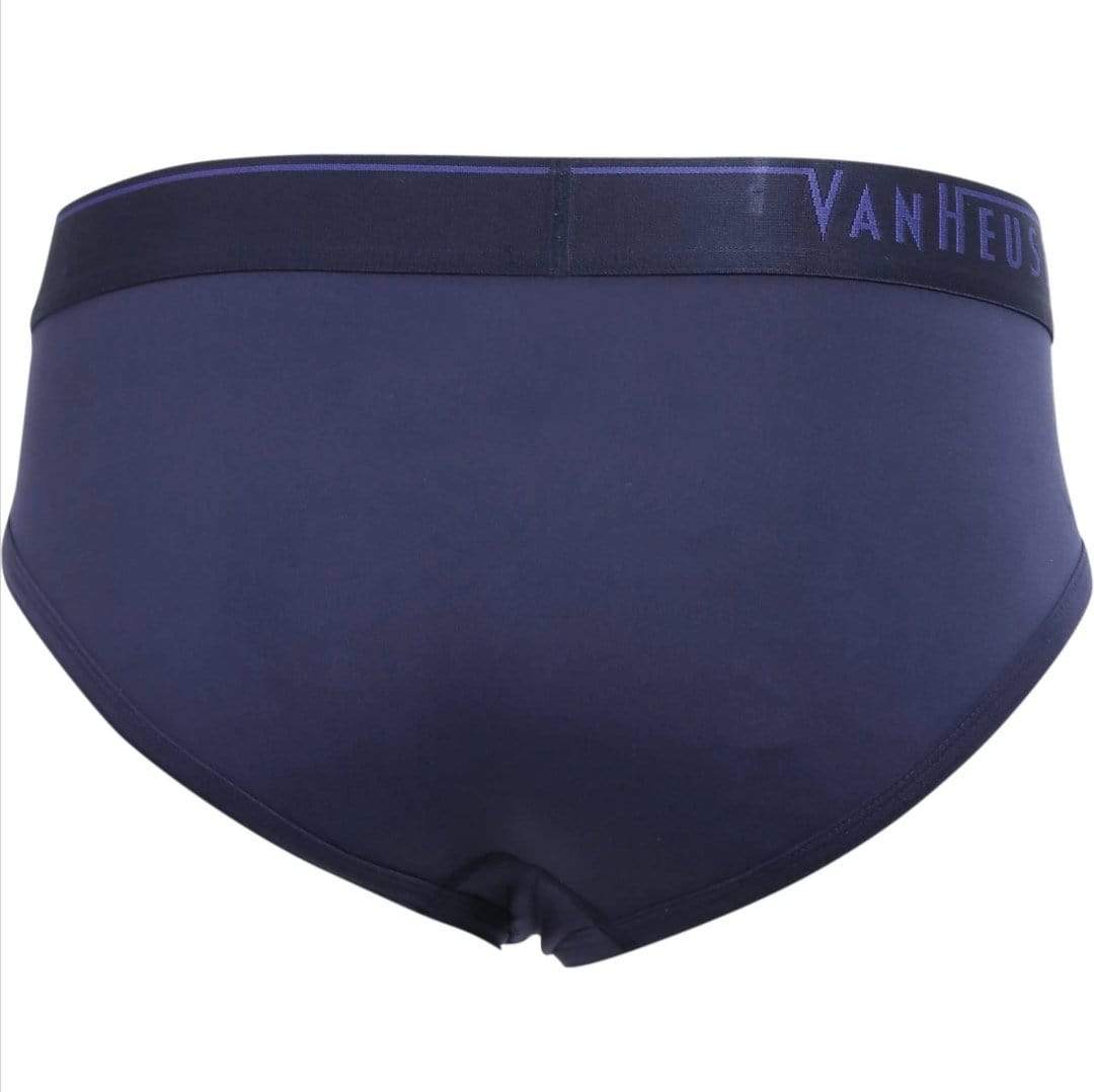 Van Heusen Innerwear Briefs, Men Blue Solid Brief for Innerwear at