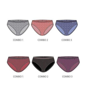 Van Heusen Bikini Printed Panties Women (Pack of 3)-11104 - HARSHU FASHION