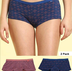 Van Heusen Panties Boy Short Printed Women (Pack of 2) -22108 - HARSHU FASHION