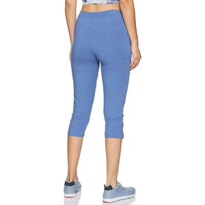 Van Heusen Women Athletic Straight Capri (Denim Melange) -55304
