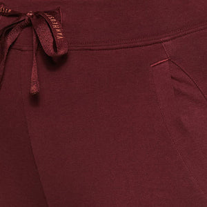 Van Heusen Women Athletic Straight Capri (Tawny Port) -55304