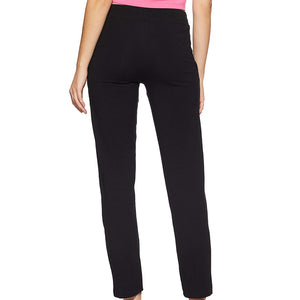 Van Heusen Women Athletic Lounge Pants with Pockets (Pure Black) -55303